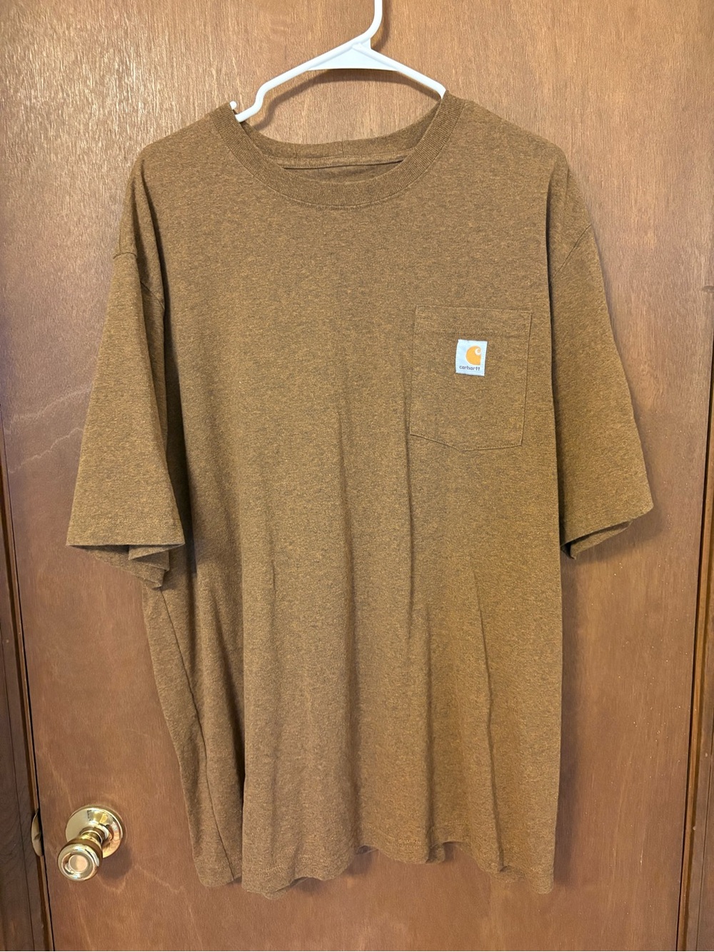 Carhartt Men’s Brown Pocket Short-Sleeve Tee